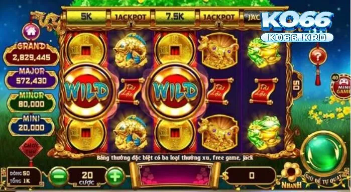 Cung Hỷ Phát Tài – Game Hấp Dẫn Nhất Trên KO66 3 Tỷ lệ trả thưởng Cung Hỷ Phát Tài cực hấp dẫn
