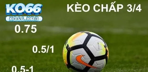 Cược Chấp - Một Số Kèo Chấp Hay Nhất Tại KO66 4 Cược chấp nửa một – ¾